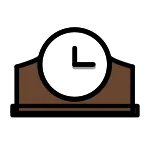 Mantelpiece Clock SVG Icon